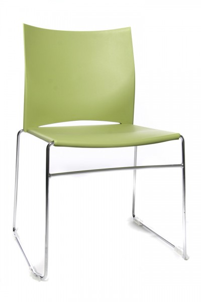 Topstar Besucherstuhl W-Chair Kunststoff grün - 4 Stück