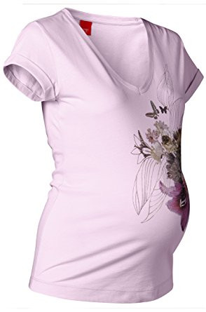 ESPRIT Maternity Damen Umstandsmode Shirt/Top Comfort Fit G84735 Rose