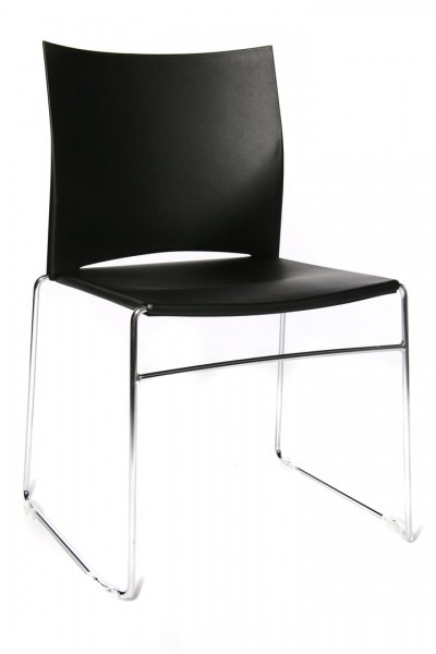 Topstar Besucherstuhl W-Chair Kunststoff schwarz