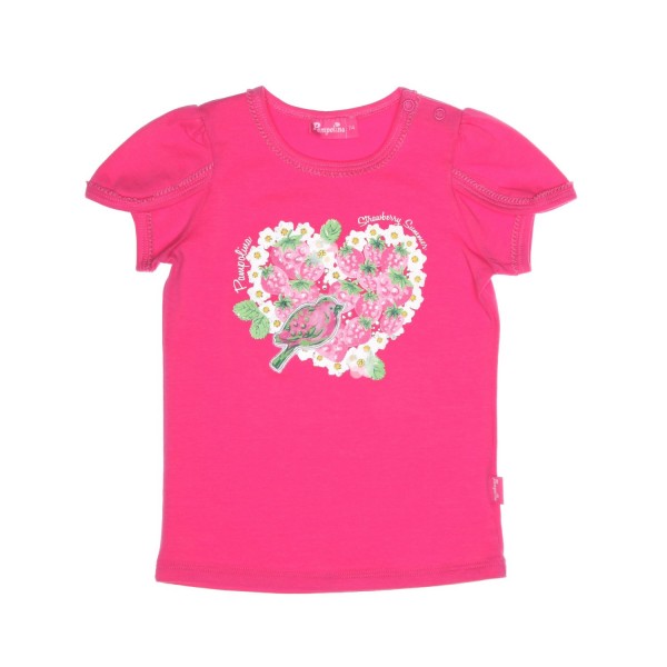 PAMPOLINA Baby - Mädchen T-Shirt Erdbeer Garten